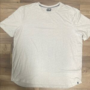 Mondetta White Short Sleeve Tee Classic Crew Neck